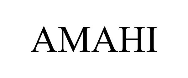Trademark Logo AMAHI