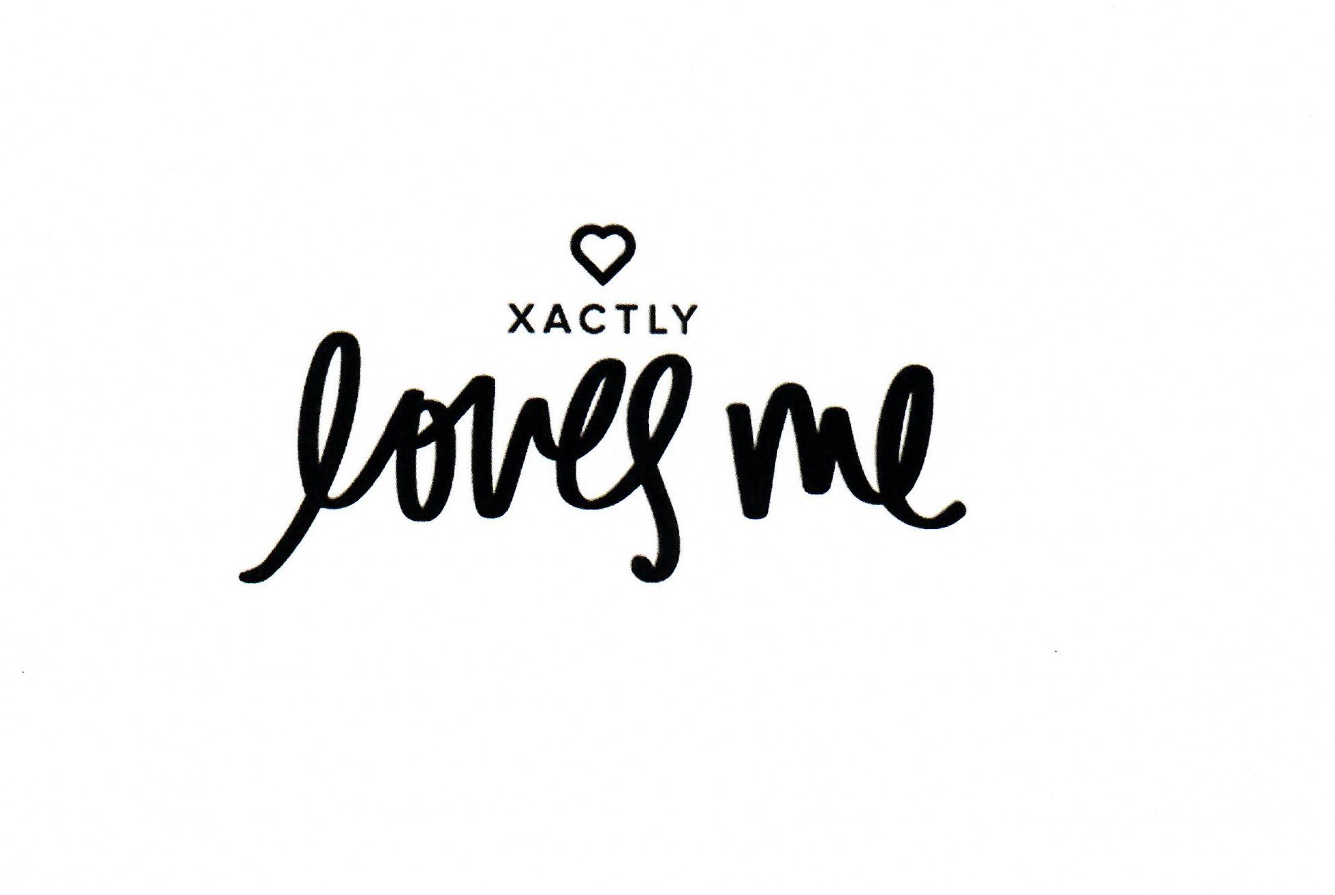 Trademark Logo XACTLY LOVES ME