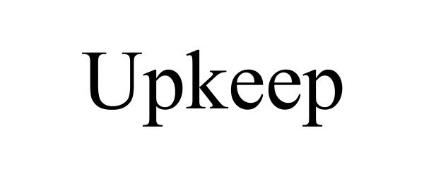 Trademark Logo UPKEEP