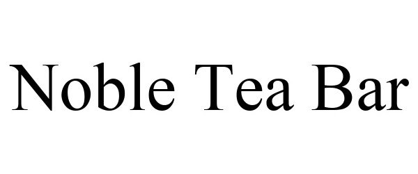  NOBLE TEA BAR