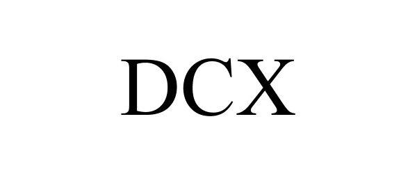 Trademark Logo DCX