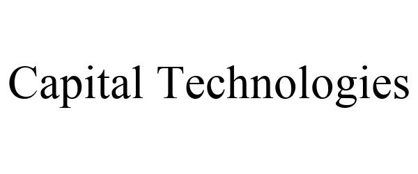  CAPITAL TECHNOLOGIES