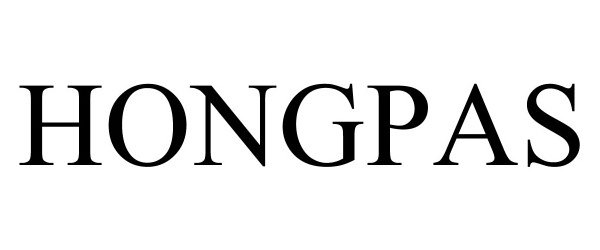 Trademark Logo HONGPAS