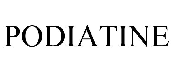 Trademark Logo PODIATINE