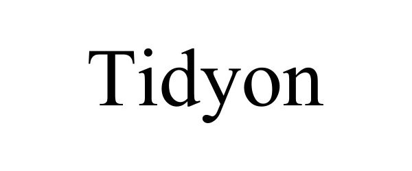 Trademark Logo TIDYON