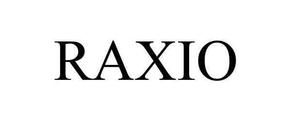 Trademark Logo RAXIO