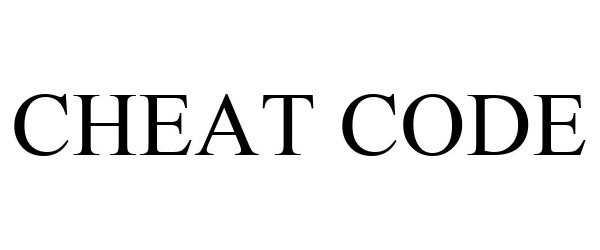 Trademark Logo CHEAT CODE
