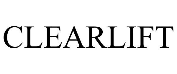Trademark Logo CLEARLIFT