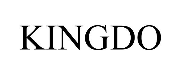 Trademark Logo KINGDO