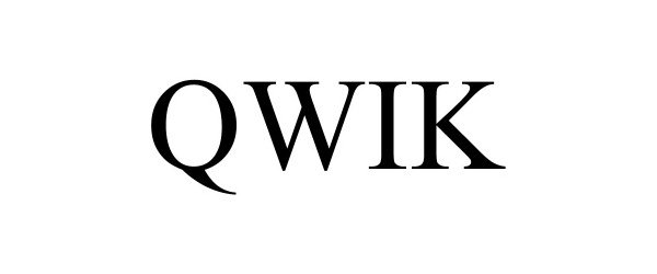 Trademark Logo QWIK