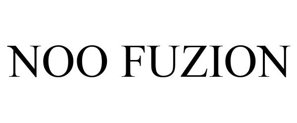 Trademark Logo NOO FUZION