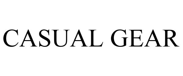 Trademark Logo CASUAL GEAR