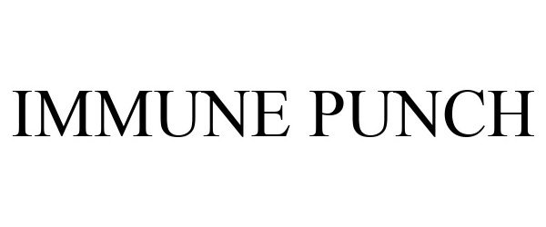 Trademark Logo IMMUNE PUNCH