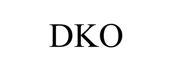 Trademark Logo DKO