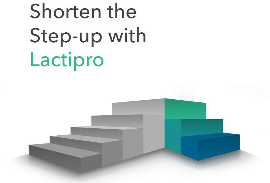  SHORTEN THE STEP-UP WITH LACTIPRO