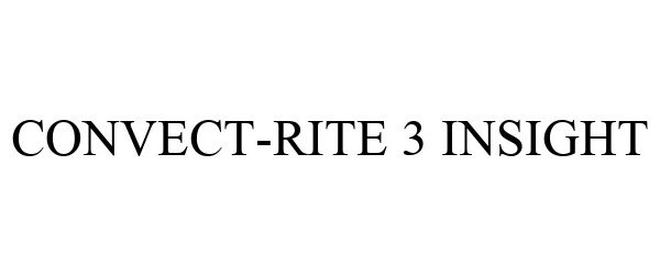  CONVECT-RITE 3 INSIGHT