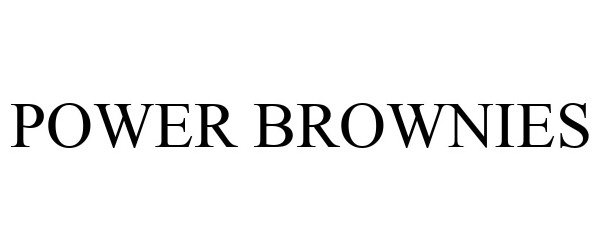 Trademark Logo POWER BROWNIES