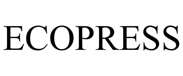 Trademark Logo ECOPRESS