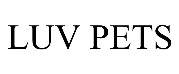 Trademark Logo LUV PETS