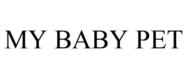 Trademark Logo MY BABY PET
