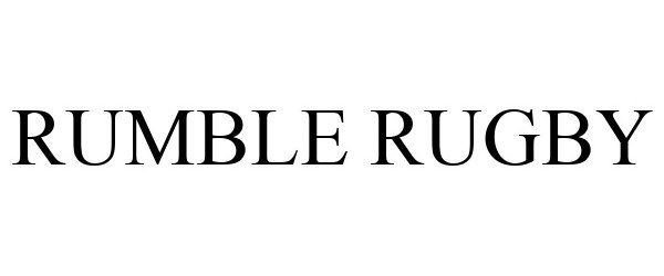  RUMBLE RUGBY