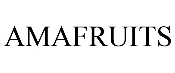 Trademark Logo AMAFRUITS