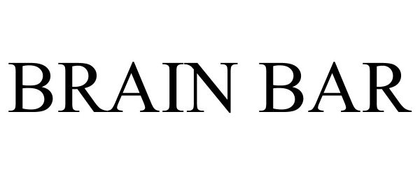 Trademark Logo BRAIN BAR
