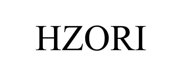 Trademark Logo HZORI
