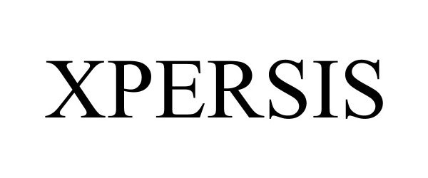 Trademark Logo XPERSIS