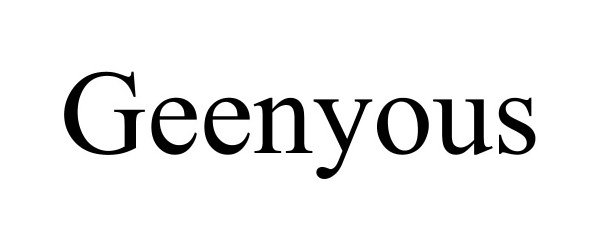 Trademark Logo GEENYOUS