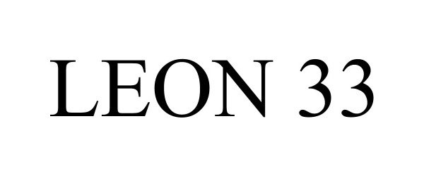 Trademark Logo LEON 33