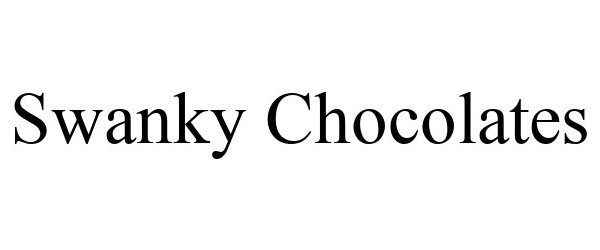 Trademark Logo SWANKY CHOCOLATES