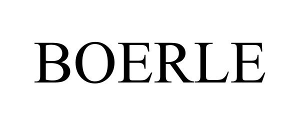 Trademark Logo BOERLE