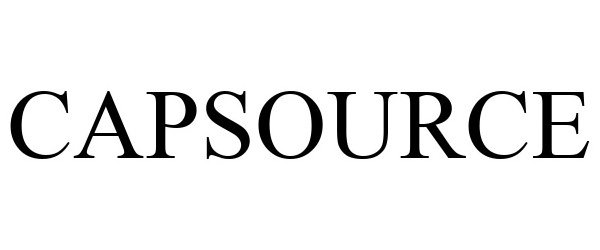 Trademark Logo CAPSOURCE
