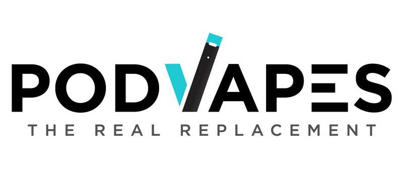 Trademark Logo PODVAPES THE REAL REPLACEMENT