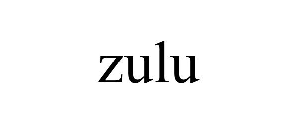 Trademark Logo ZULU