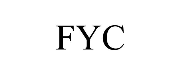 Trademark Logo FYC