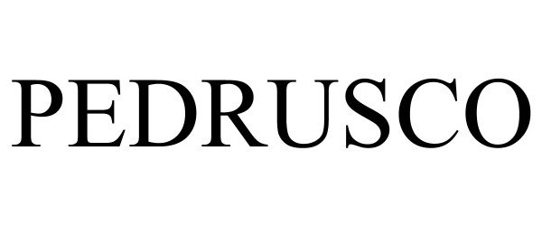 Trademark Logo PEDRUSCO