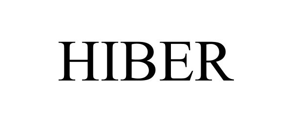 Trademark Logo HIBER