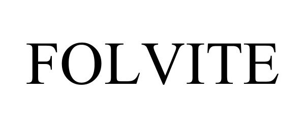 Trademark Logo FOLVITE