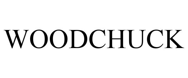 Trademark Logo WOODCHUCK