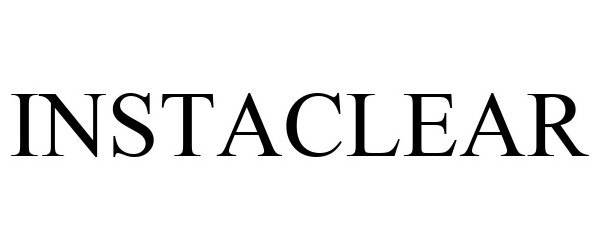 Trademark Logo INSTACLEAR