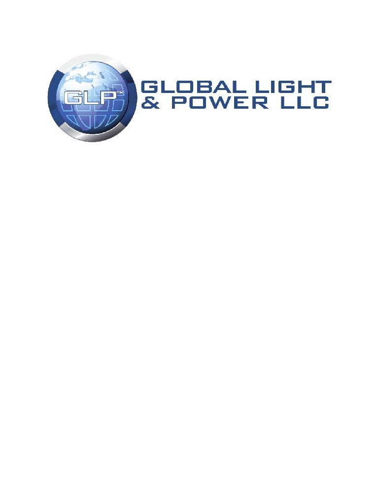  GLOBAL LIGHT &amp; POWER