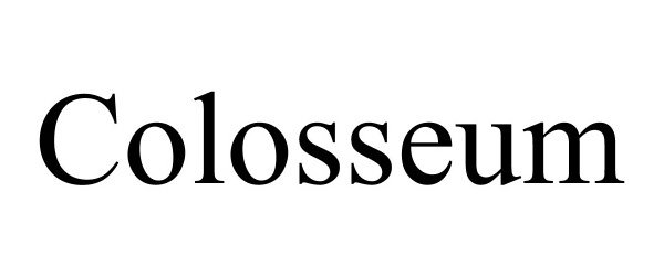 Trademark Logo COLOSSEUM