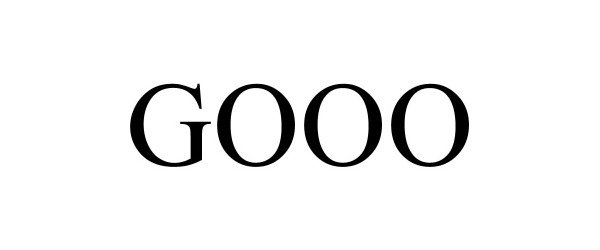 Trademark Logo GOOO
