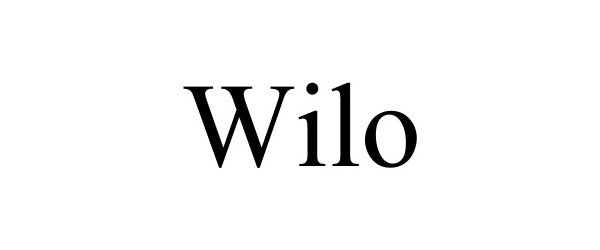 Trademark Logo WILO