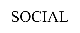 Trademark Logo SOCIAL