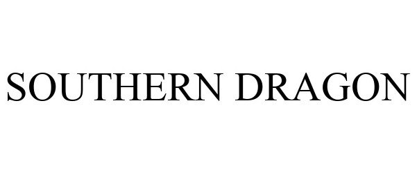 Trademark Logo SOUTHERN DRAGON