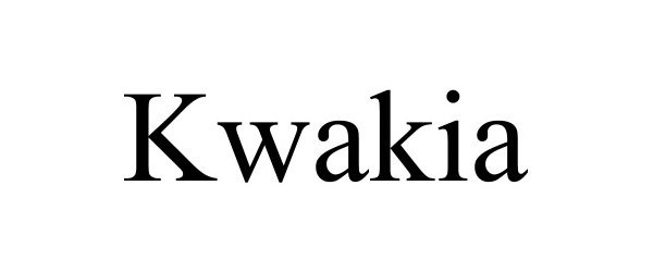 Trademark Logo KWAKIA