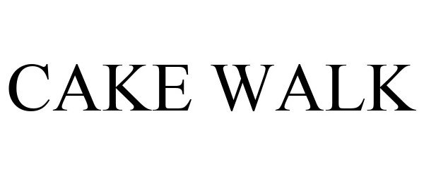 Trademark Logo CAKE WALK